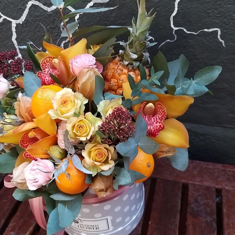 Съедобный букет из орхидей Съедобный букет из орхидей