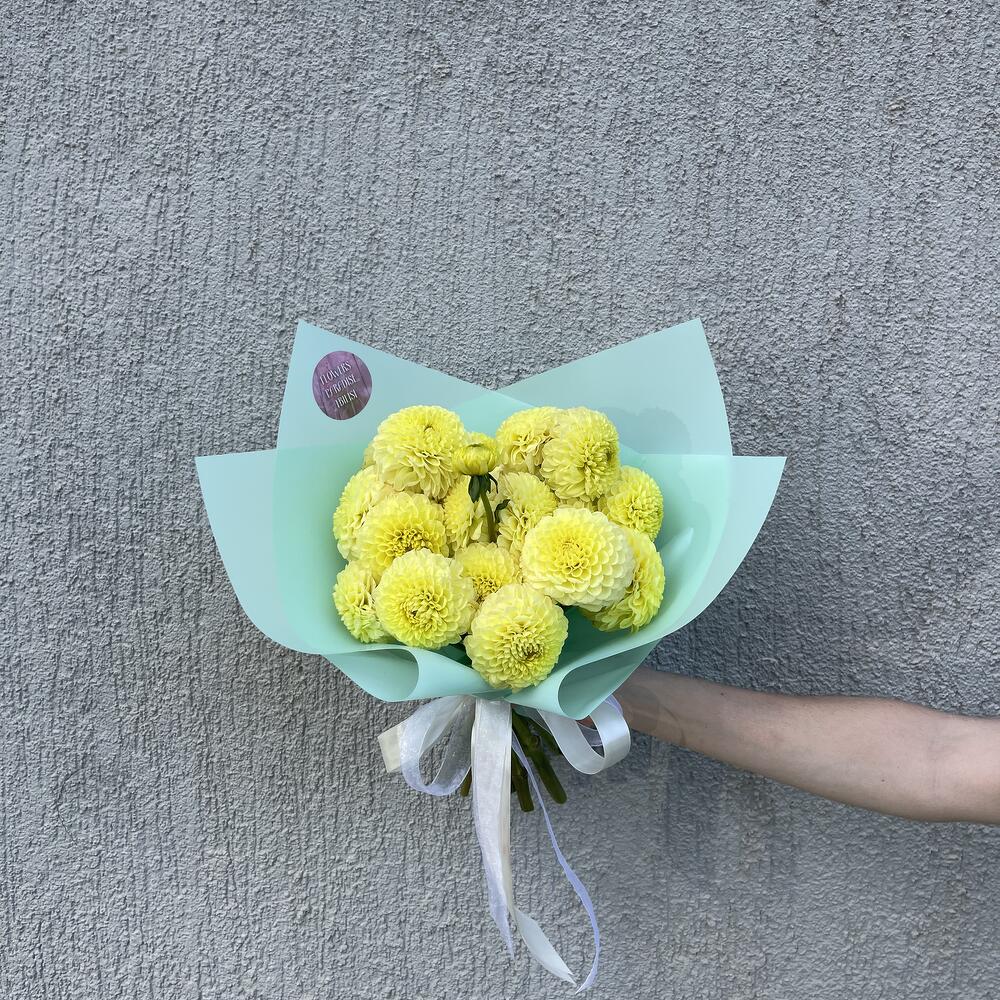 Монобукет из георгин